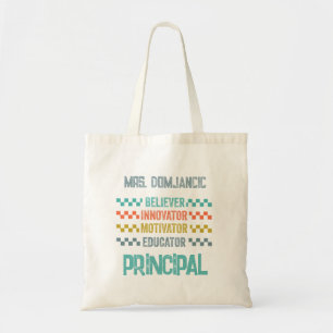 Tote Bag Croyant, Innovateur, Motivateur, Éducateur Princip