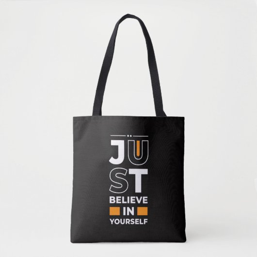 Tote Bag Croyez simplement en vous-même (Devant)