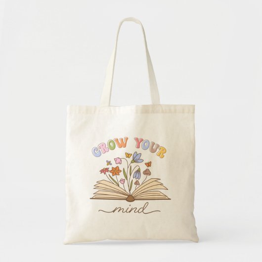 Tote Bag Croyez votre esprit Livre Lover Lecture est amour (Devant)