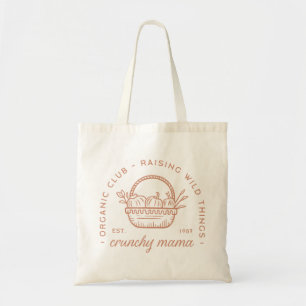Tote Bag Crunchy maman bio homestead sahm vie agricole