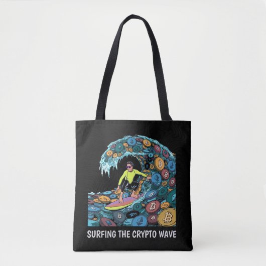 Tote Bag Crypto de surf (Devant)