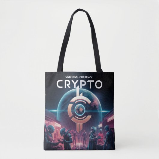 Tote Bag Crypto Planet (Devant)