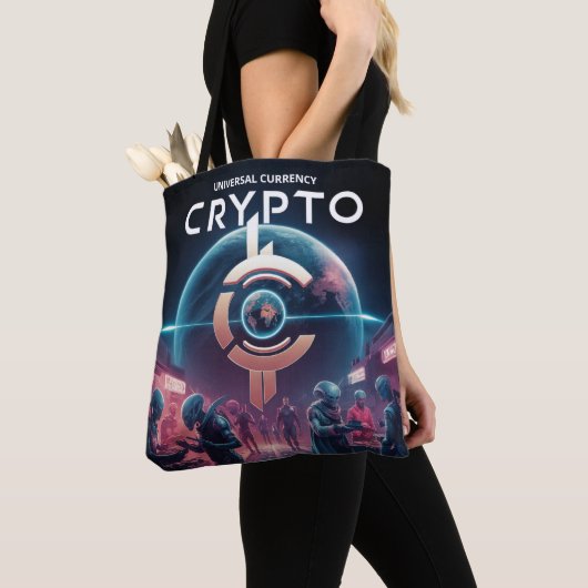 Tote Bag Crypto Planet (De près)