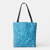 Tote Bag Crystal Clear Sky Blue Pool Water (Dos)