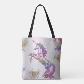Tote Bag Crystal Rainbow Unicorn (Dos)