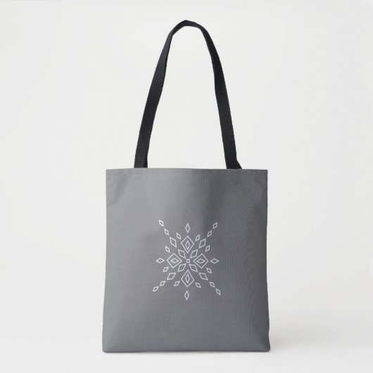 Tote Bag Crystalized Snowflake (Devant)