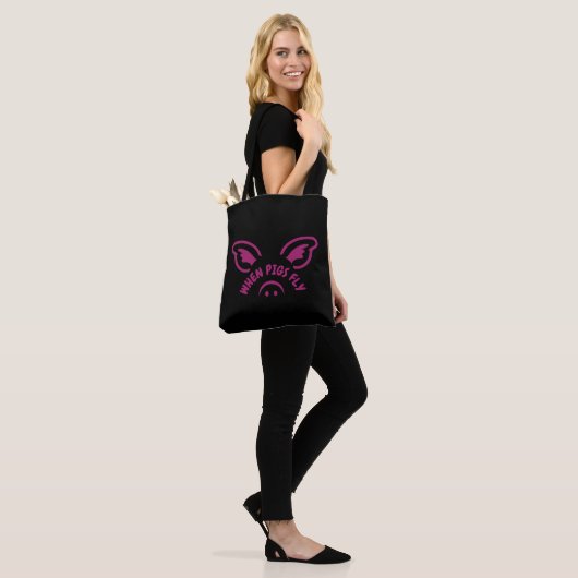 Tote Bag Cuando los cerdos vuelen (Sur le modèle)