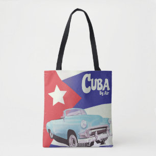 Tote Bag Cuba par avion