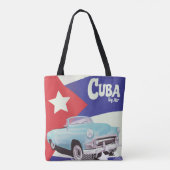 Tote Bag Cuba par avion (Dos)