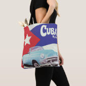 Tote Bag Cuba par avion (De près)