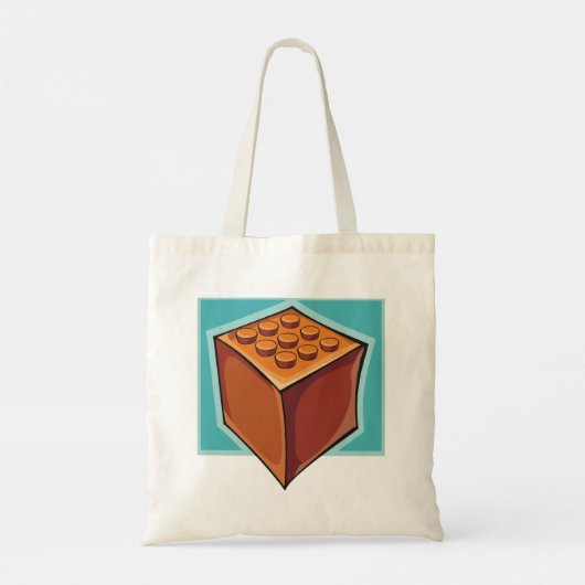 Tote Bag Cube Brown (Dos)