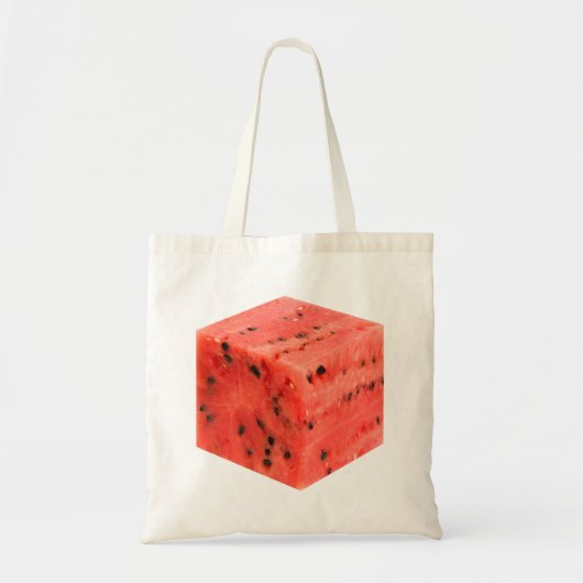 Tote Bag Cube d'origine frais de pastèque rouge sucrée (Devant)