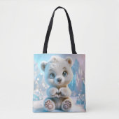 Tote Bag Cube d'ours polaire (Devant)