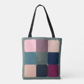 Tote Bag Cubes colorés (Dos)