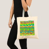 Tote Bag Cuckoo Abstrait Swirl (Devant (produit))