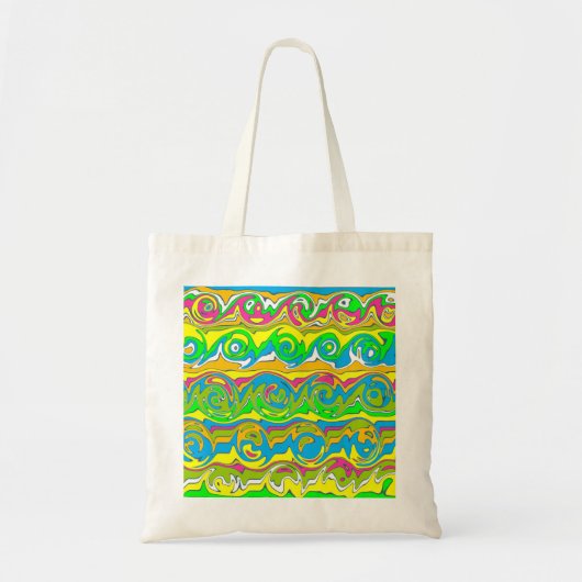 Tote Bag Cuckoo Abstrait Swirl (Devant)