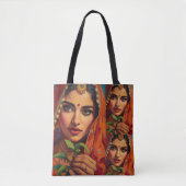 Tote Bag Cueilleuse de thé indienne (Devant)