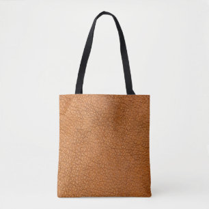 Tote Bag cuir Arrière - plan brun gros plan