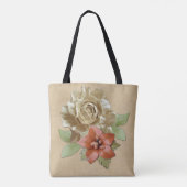 Tote Bag Cuir et velours (Dos)