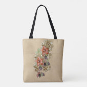 Tote Bag Cuir et velours (Dos)