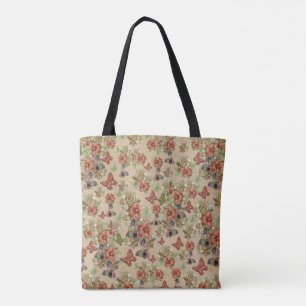 Tote Bag Cuir et velours