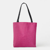 Tote Bag Cuir rose peau texture cuir (Dos)