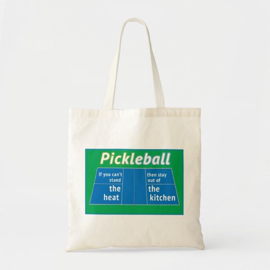 Tote Bag Cuisine chauffante Pickleball (Devant)