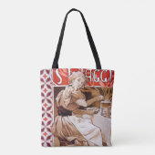 Tote Bag Cuisine de femme, Alphonse Mucha (Dos)