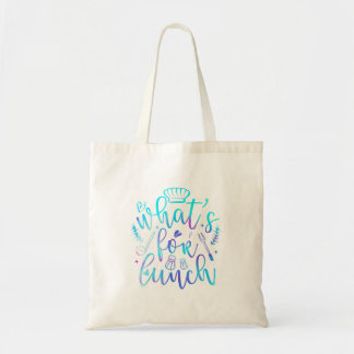 Tote Bag Cuisine Drôle Dame de Cantine Qu'est-ce que c'est