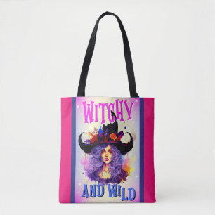 Tote Bag Cuisine violette rétro _ Halloween