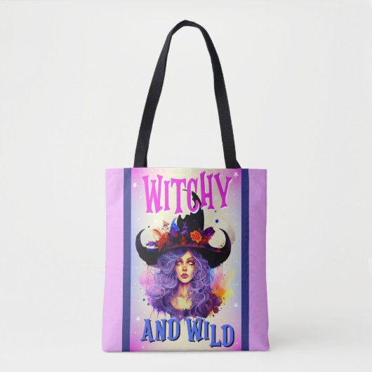 Tote Bag Cuisine violette rétro _ Halloween (Devant)