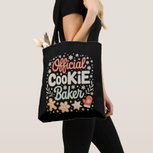 Tote Bag Cuisinier officiel Baker Noël Noël Noël Noël Famil