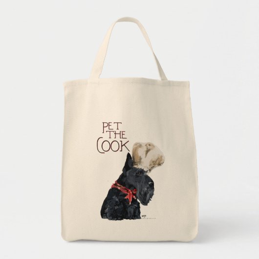 Tote Bag Cuisinier Terrier Écossais (Devant)