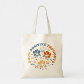 Tote Bag Cultiver des pensées positives, cadeau d'appréciat (Dos)