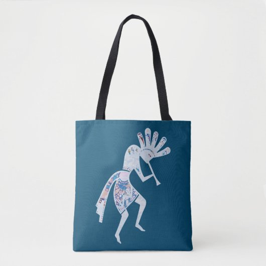 Tote Bag Culture amérindienne - Danse Kokopelli 4 (Devant)