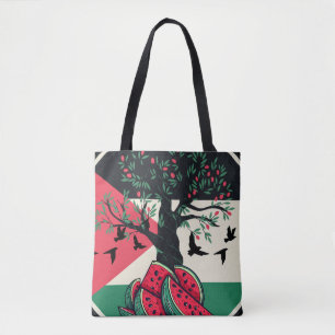 Tote Bag culture palestienne pastèque palestine olivier
