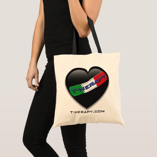 Tote Bag cuore-nero (Devant (produit))