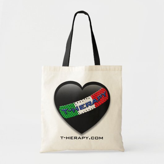 Tote Bag cuore-nero (Devant)