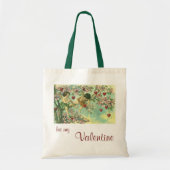 Tote Bag Cupidons de la Saint-Valentin victorienne Arbre cœ (Devant)