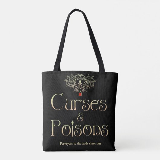 Tote Bag Curies et poisons (Dos)