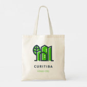 Tote Bag Curitiba Brésil Latin Durable Ville verte (Dos)