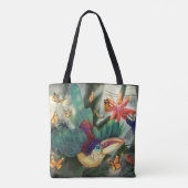 Tote Bag Curl Crested Aracari Toucan (Dos)