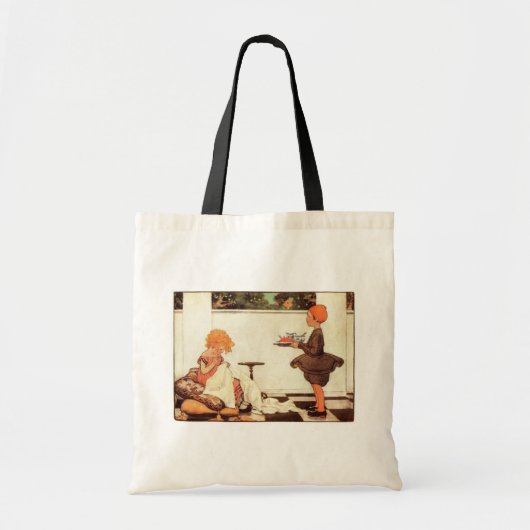 Tote Bag Curly Locks Nursery Rhyme (Devant)