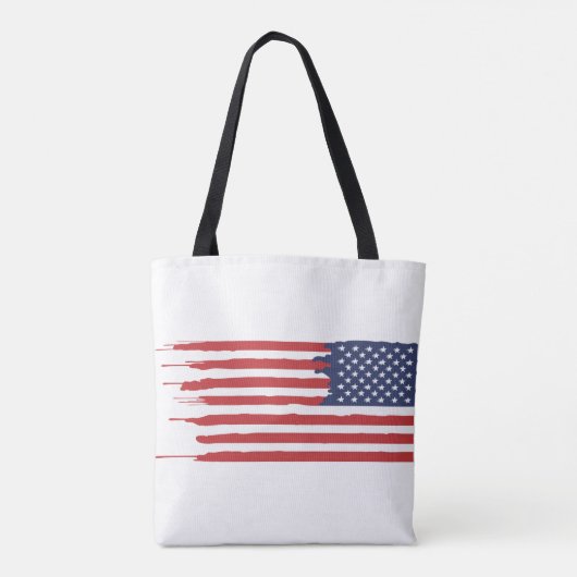 Tote Bag Custom American USA Flag (Dos)