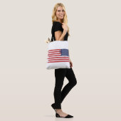 Tote Bag Custom American USA Flag (Sur le modèle)