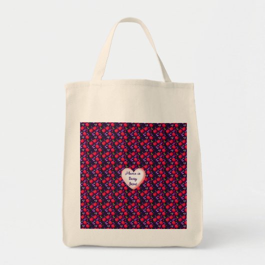 Tote Bag Custom and personalized Cute Cherry Butterfly  (Devant)