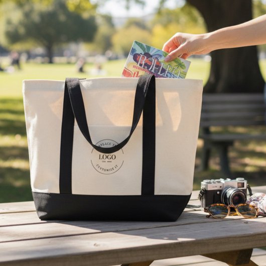 Tote Bag Custom Business Logo only Simple 