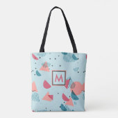 Tote Bag Custom Cute Retro Hip 1980's Mosaic Motif (Dos)