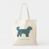 Tote Bag Custom Dog Photo & Name Personalized Doodle Mom (Dos)