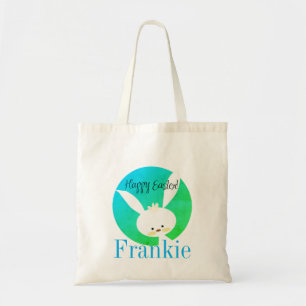Tote Bag Custom Easter Bunny Egg Hunting